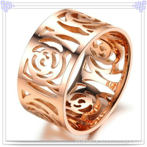 Women Fashion Stainless Steel Jewelry Ring (HR3140RG)